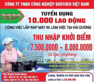 tuyển dụng kinh môn